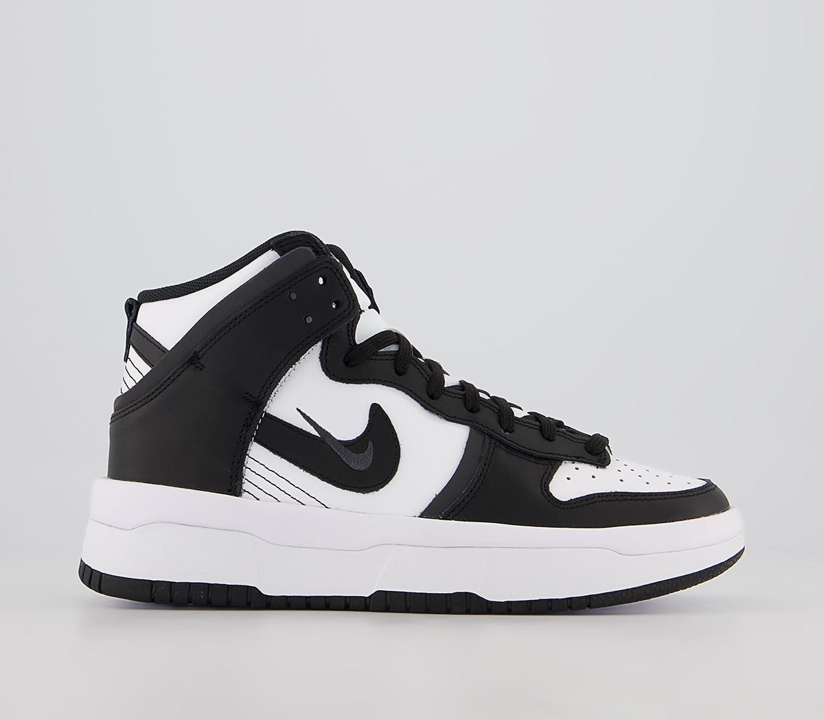 Nike Dunk High Up Trainers White Black Smoke Grey - Women's Trainers