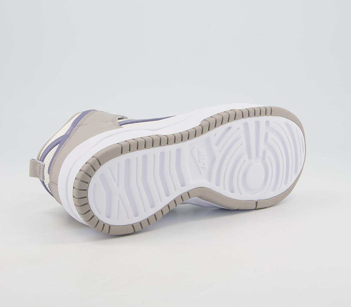 NikeDunk High Up Trainers NikeDunk High Up TrainersSail Iron Purple College Grey Clear Emerald White