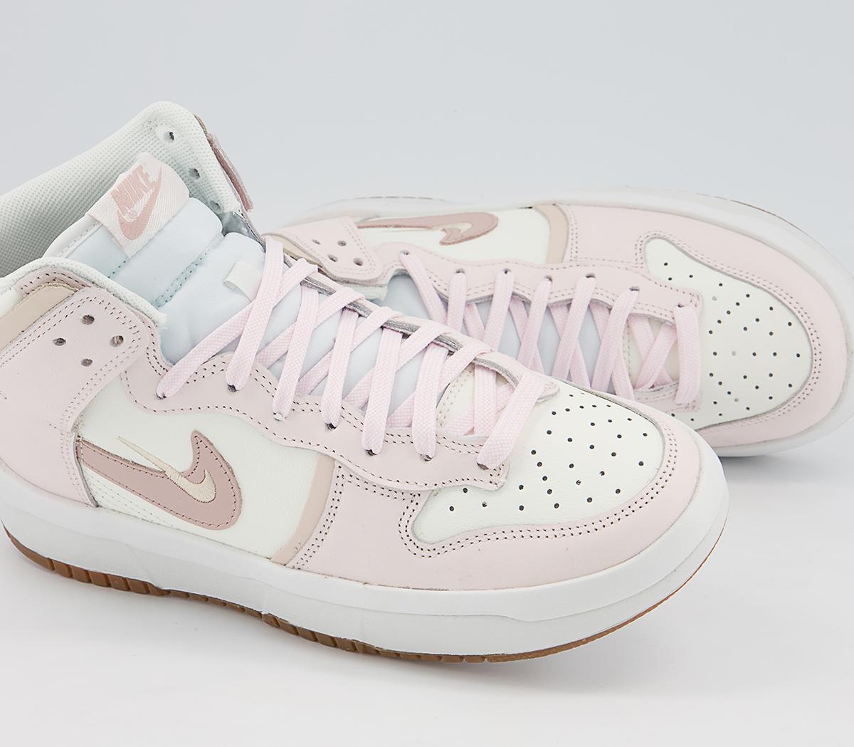 Nike Dunk High Rebel Trainers Nike Dunk High Rebel Trainers Sail Pink Soft Pink Pearl White Gum