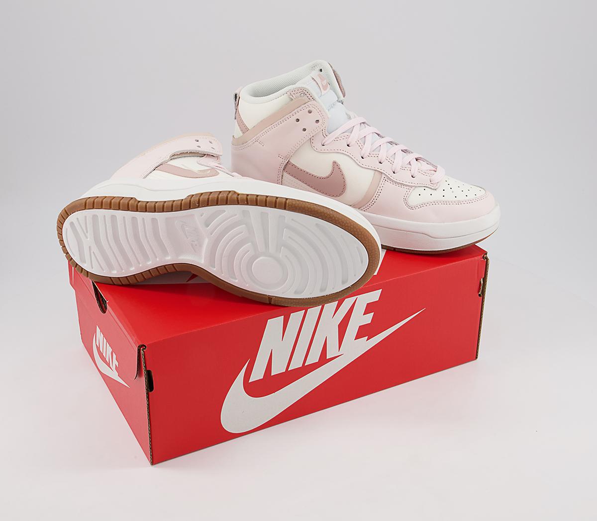 Nike Dunk High Rebel Trainers Nike Dunk High Rebel Trainers Sail Pink Soft Pink Pearl White Gum