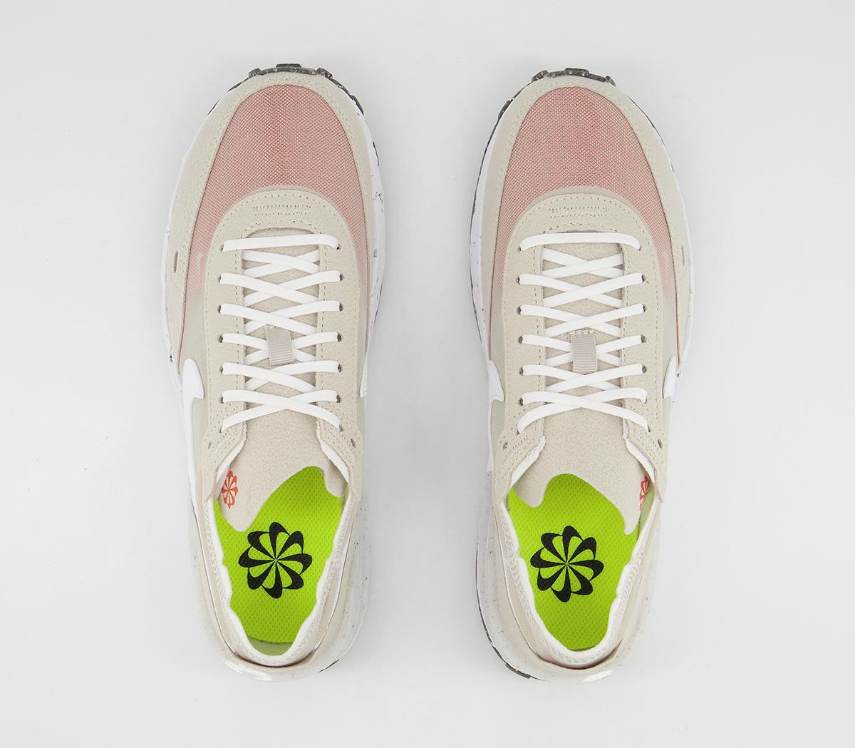 Nike Waffle One Crater M2Z2 Trainers Nike Waffle One Crater M2Z2 Trainers Cream White Orange Black