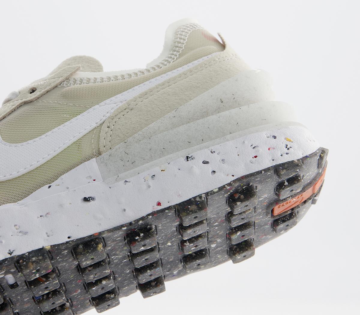 Nike Waffle One Crater M2Z2 Trainers Nike Waffle One Crater M2Z2 Trainers Cream White Orange Black