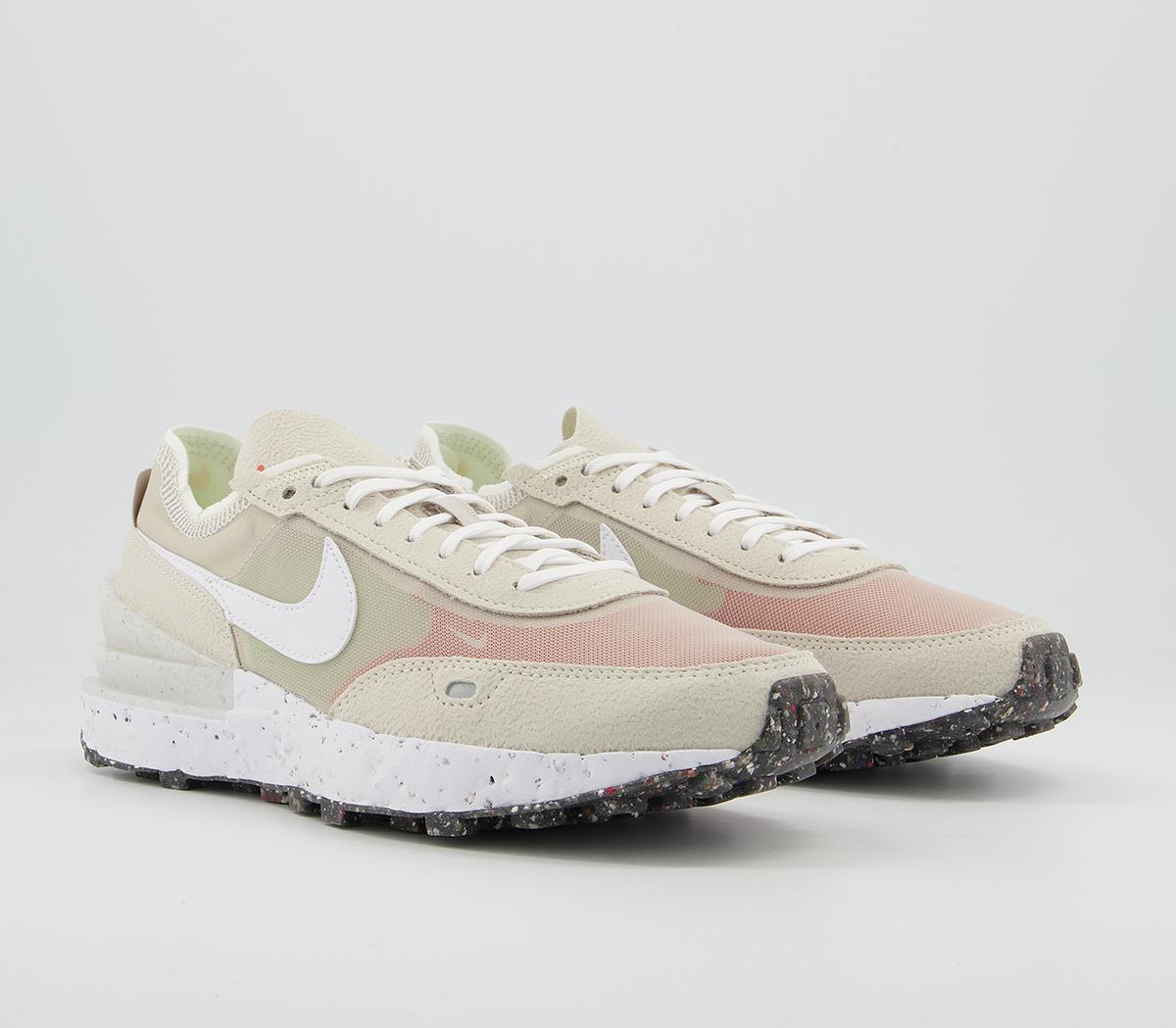Nike Waffle One Crater M2Z2 Trainers Nike Waffle One Crater M2Z2 Trainers Cream White Orange Black