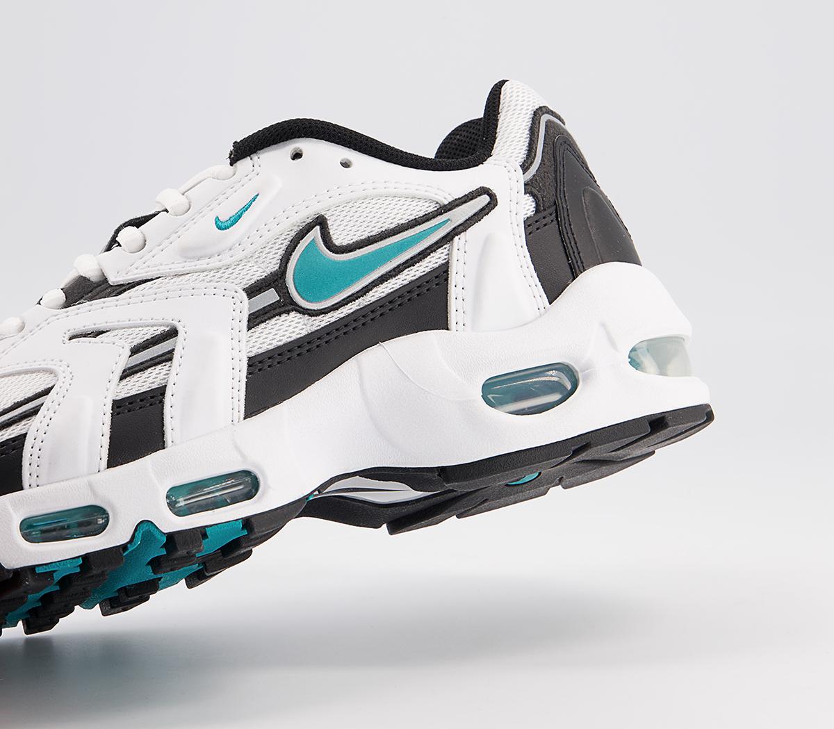 Nike Air Max 96 II Trainers Nike Air Max 96 II Trainers White Mystic Teal Black Reflect Silver