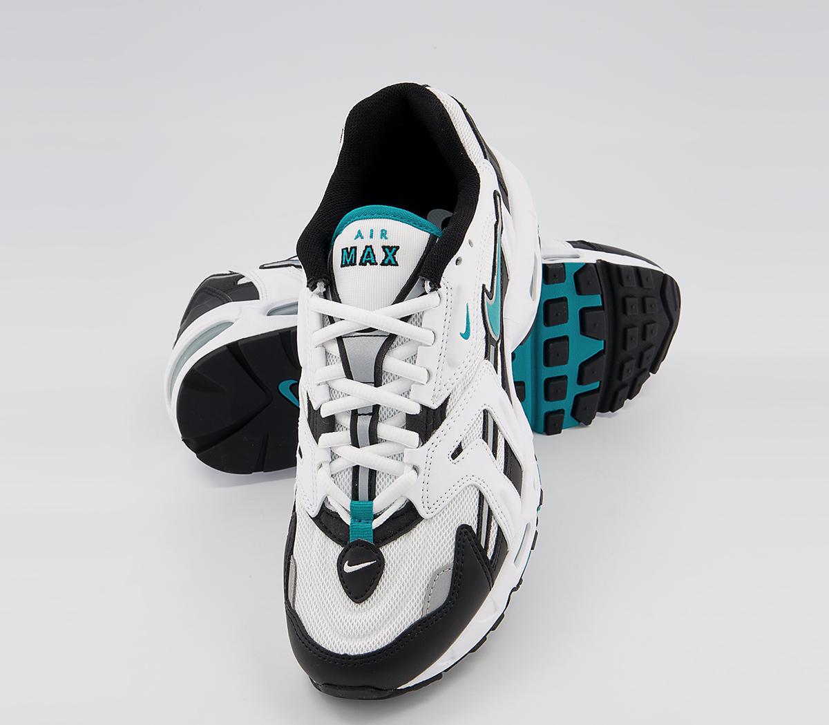 Nike Air Max 96 II Trainers Nike Air Max 96 II Trainers White Mystic Teal Black Reflect Silver