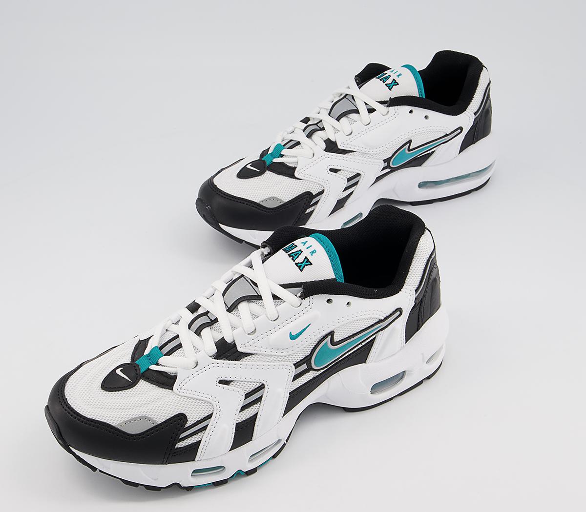 Nike Air Max 96 II Trainers Nike Air Max 96 II Trainers White Mystic Teal Black Reflect Silver
