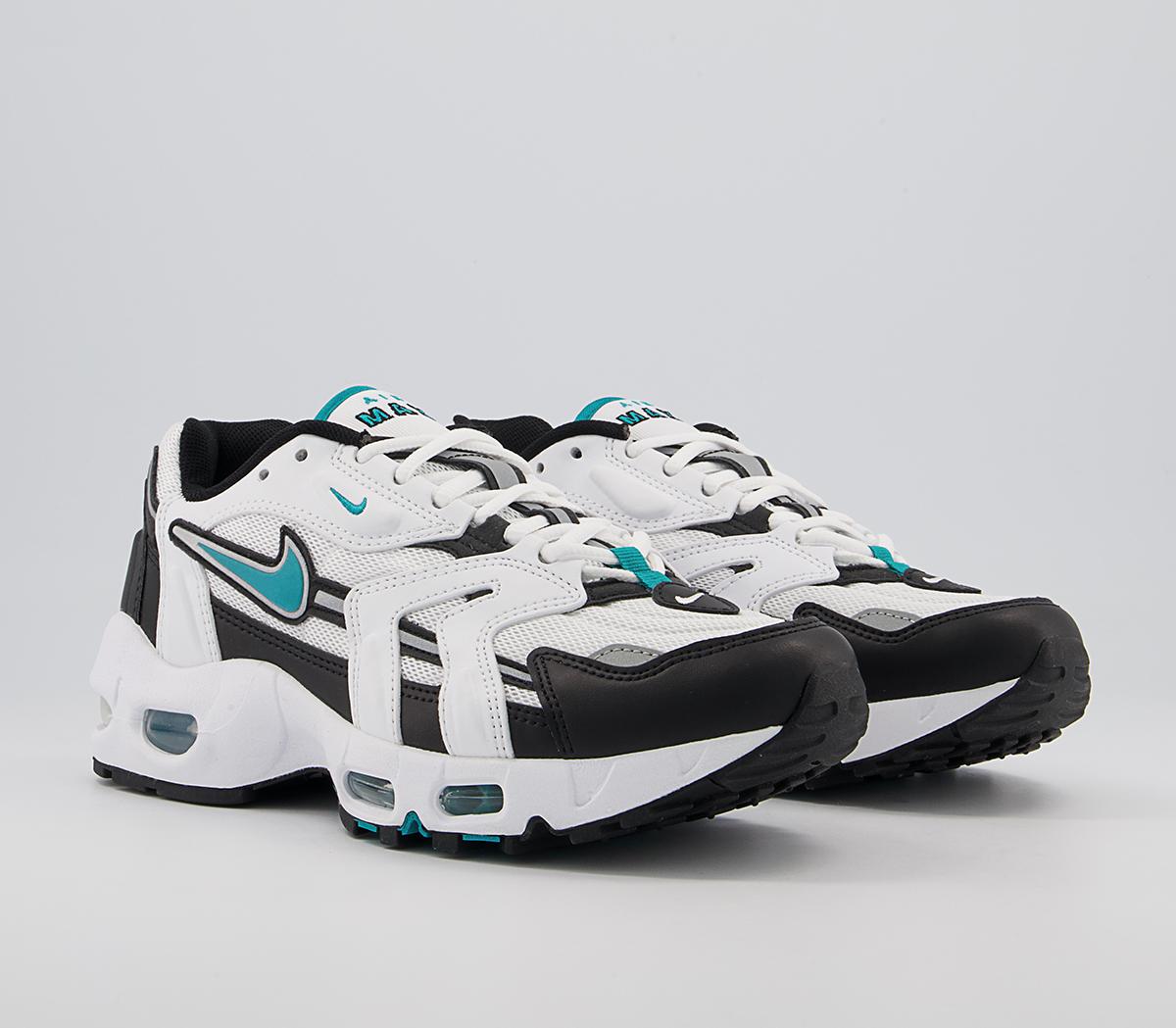 Nike Air Max 96 II Trainers Nike Air Max 96 II Trainers White Mystic Teal Black Reflect Silver