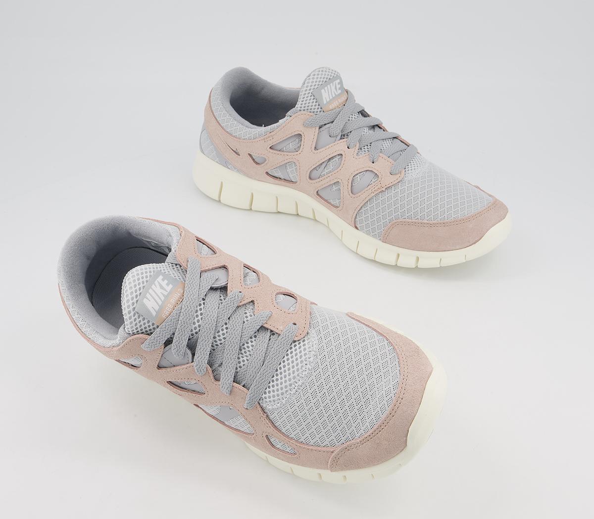 Nike Free Run 2 Trainers Nike Free Run 2 Trainers Pure Platinum Fossil Stone Wolf Grey Sail