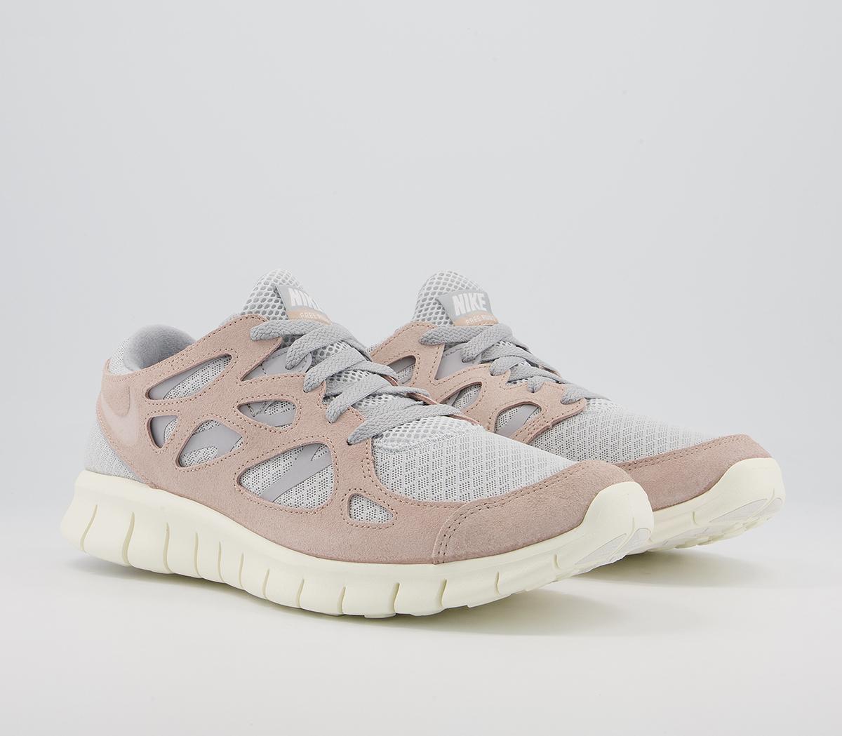 Nike Free Run 2 Trainers Nike Free Run 2 Trainers Pure Platinum Fossil Stone Wolf Grey Sail