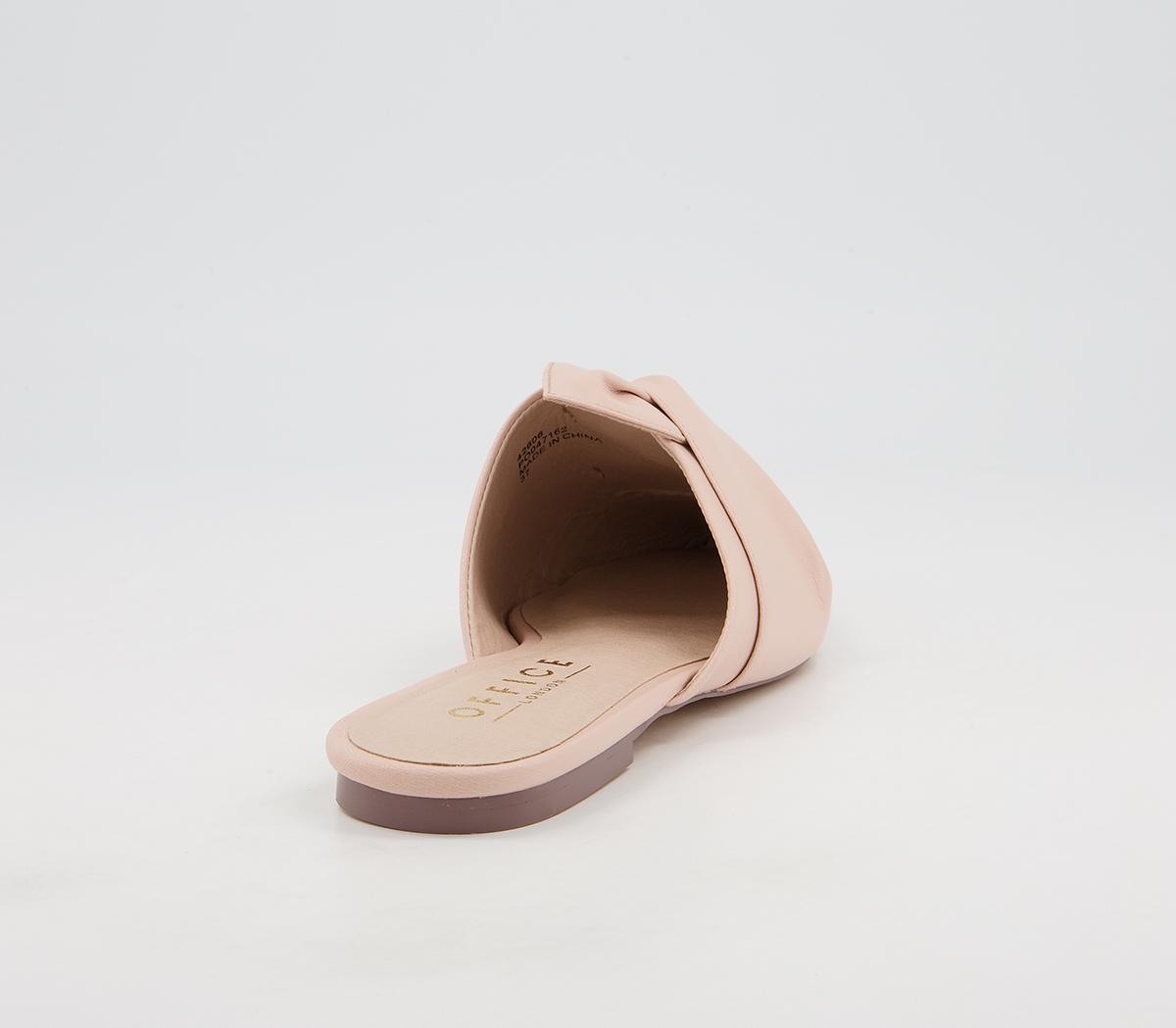 Office Franz Twisted Vamp Mules Office Franz Twisted Vamp Mules Pale Nude