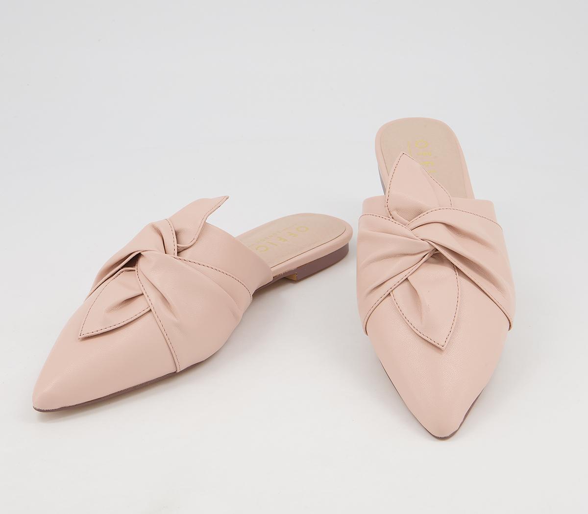 Office Franz Twisted Vamp Mules Office Franz Twisted Vamp Mules Pale Nude