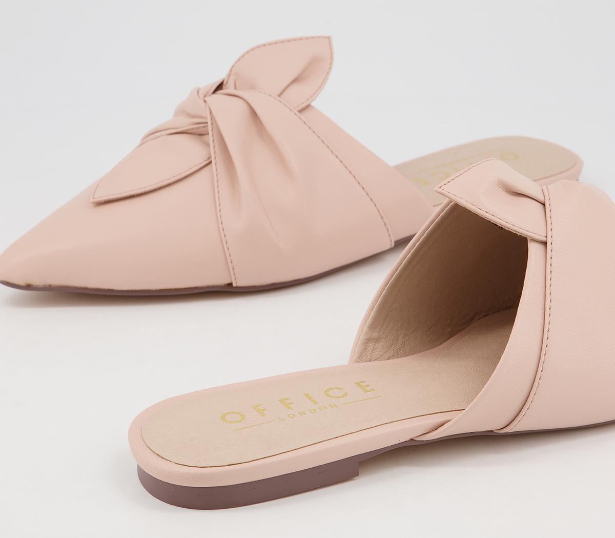 Office Franz Twisted Vamp Mules Office Franz Twisted Vamp Mules Pale Nude