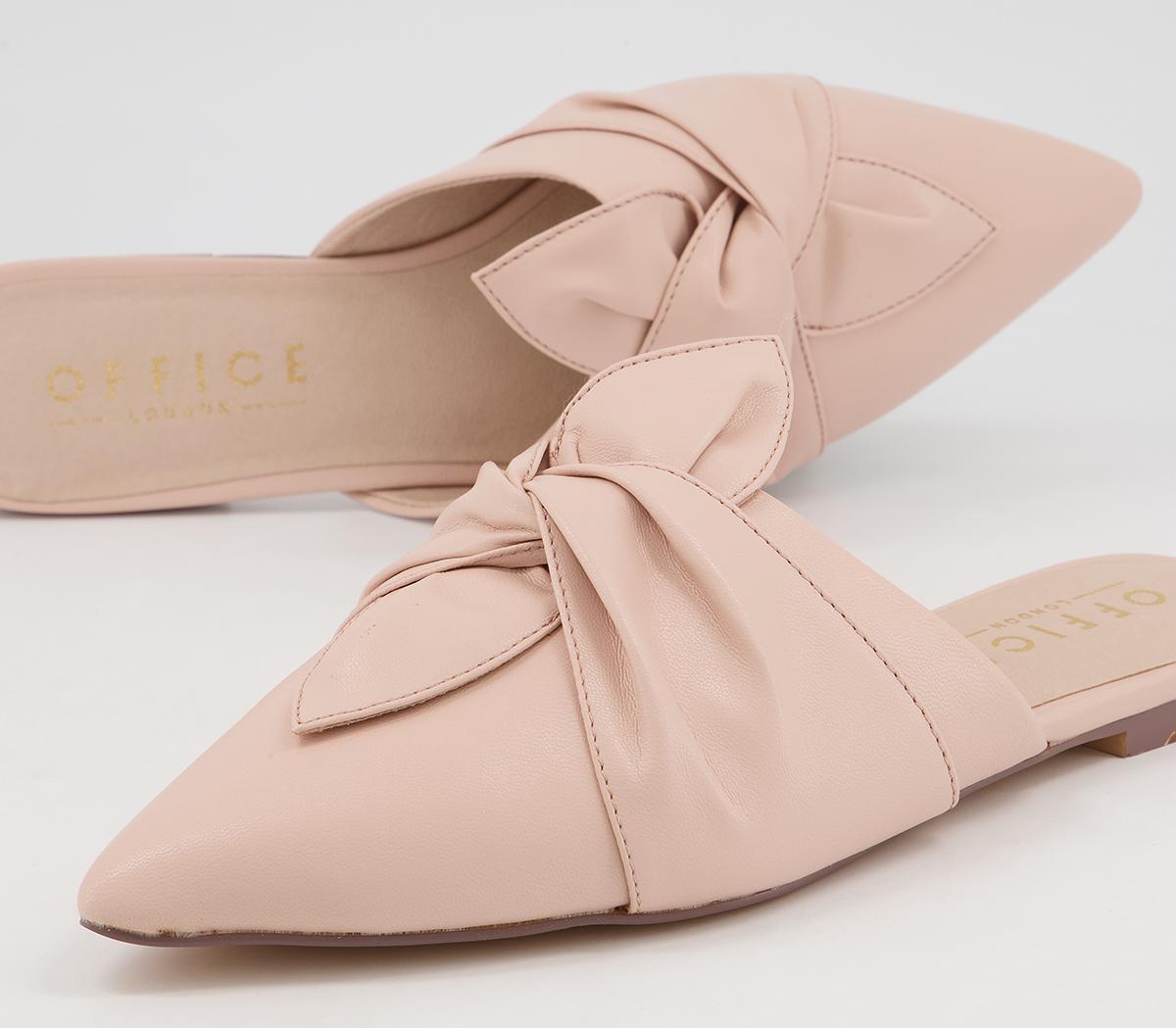 Office Franz Twisted Vamp Mules Office Franz Twisted Vamp Mules Pale Nude