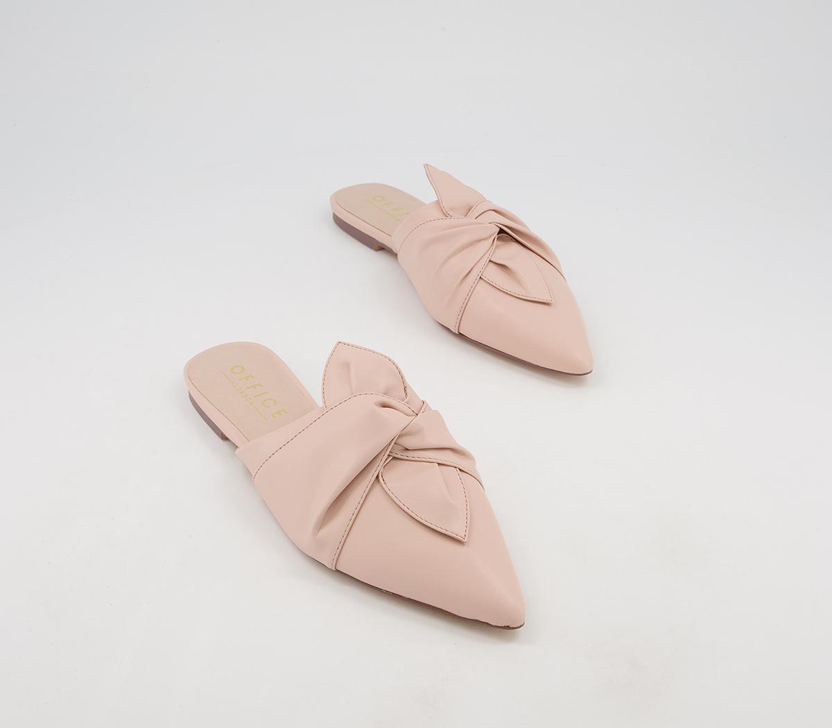 Office Franz Twisted Vamp Mules Office Franz Twisted Vamp Mules Pale Nude