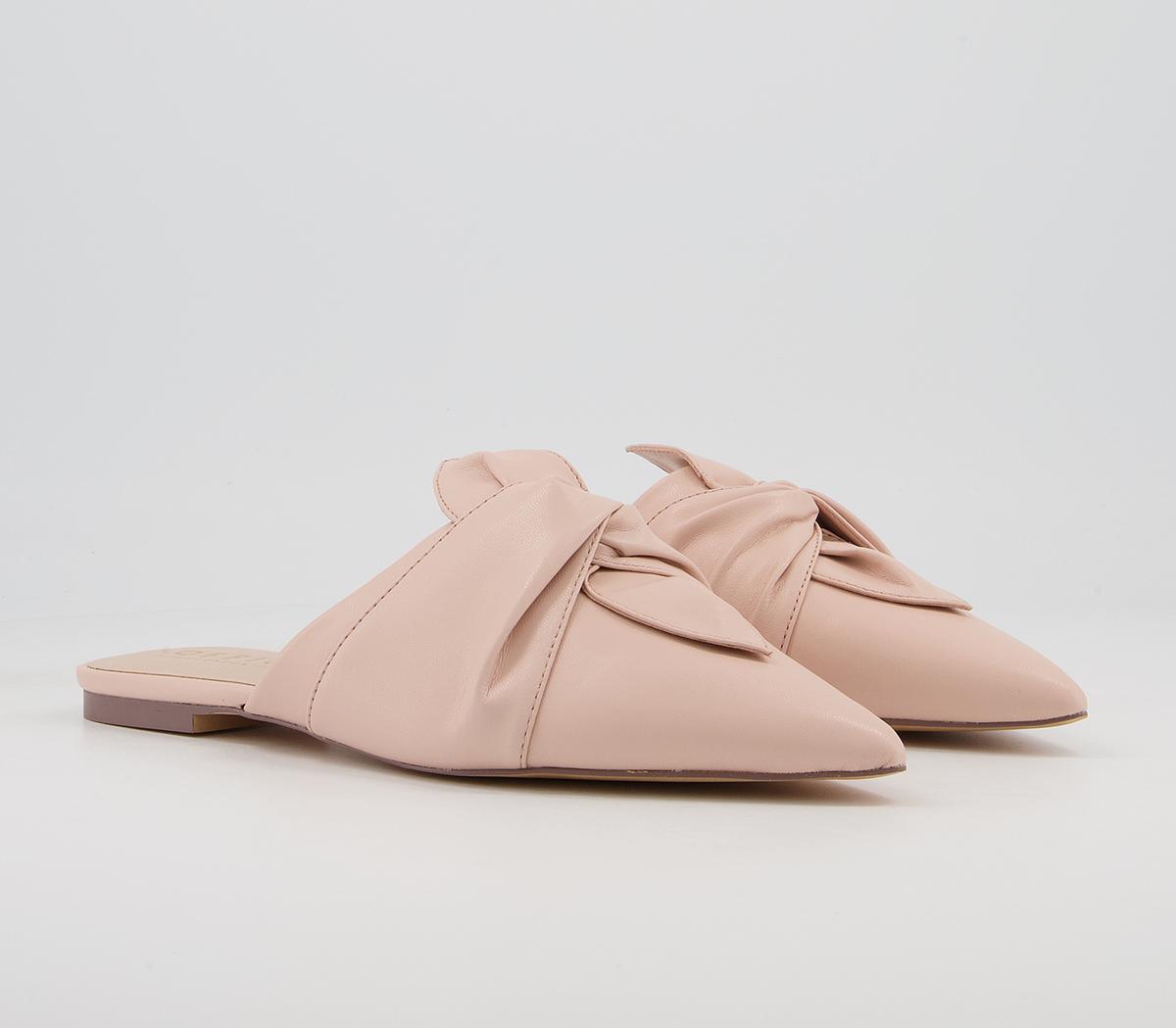 Office Franz Twisted Vamp Mules Office Franz Twisted Vamp Mules Pale Nude