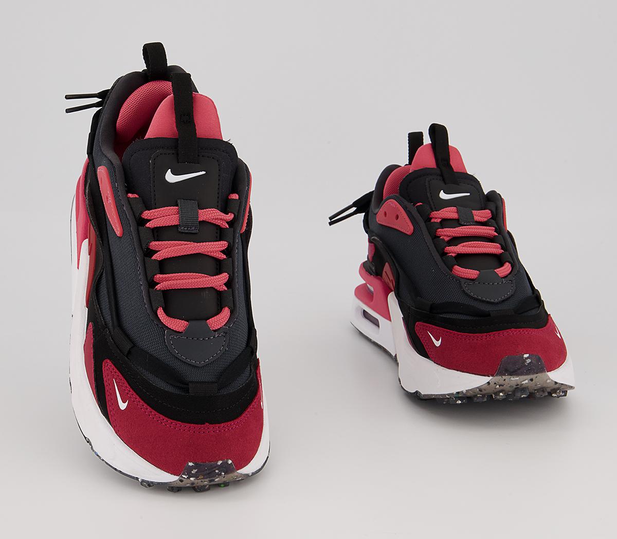 Nike Air Max Furyosa Trainers Black White Archaeo Pink Pomegranate ...