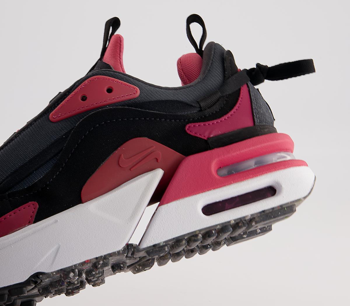 Nike Air Max Furyosa Trainers Nike Air Max Furyosa Trainers Black White Archaeo Pink Pomegranate