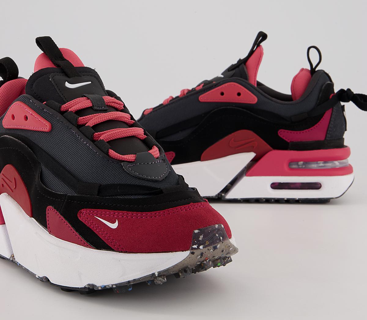 Nike Air Max Furyosa Trainers Nike Air Max Furyosa Trainers Black White Archaeo Pink Pomegranate