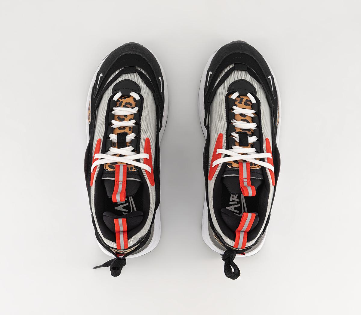 NikeAir Max Furyosa Trainers NikeAir Max Furyosa Trainers Black Black Light Bone Habanero Red