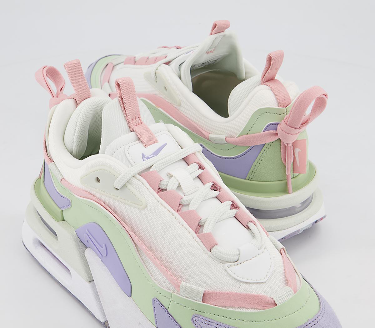 Nike Air Max Furyosa Trainers Nike Air Max Furyosa Trainers Summit White Purple Dawn Honeydew Spruce Aura Pink