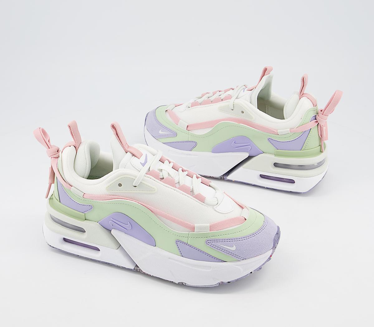Nike Air Max Furyosa Trainers Nike Air Max Furyosa Trainers Summit White Purple Dawn Honeydew Spruce Aura Pink
