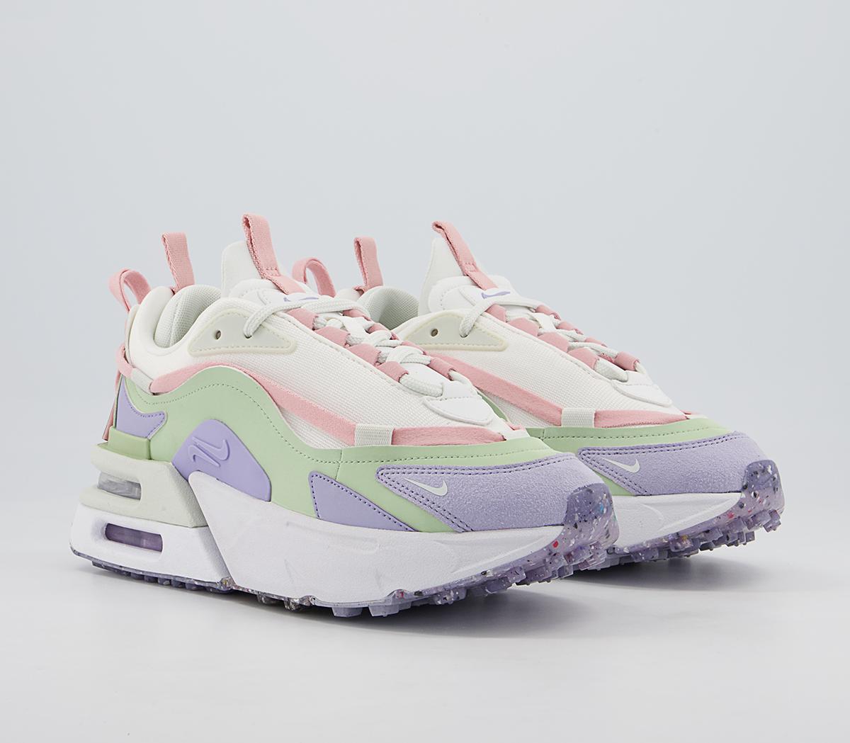 Nike Air Max Furyosa Trainers Nike Air Max Furyosa Trainers Summit White Purple Dawn Honeydew Spruce Aura Pink
