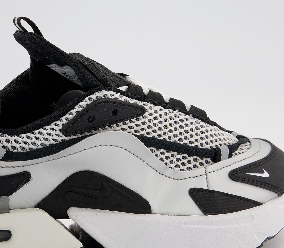 Nike Air Max Furyosa Trainers Nike Air Max Furyosa Trainers Metallic Silver Black White Sail