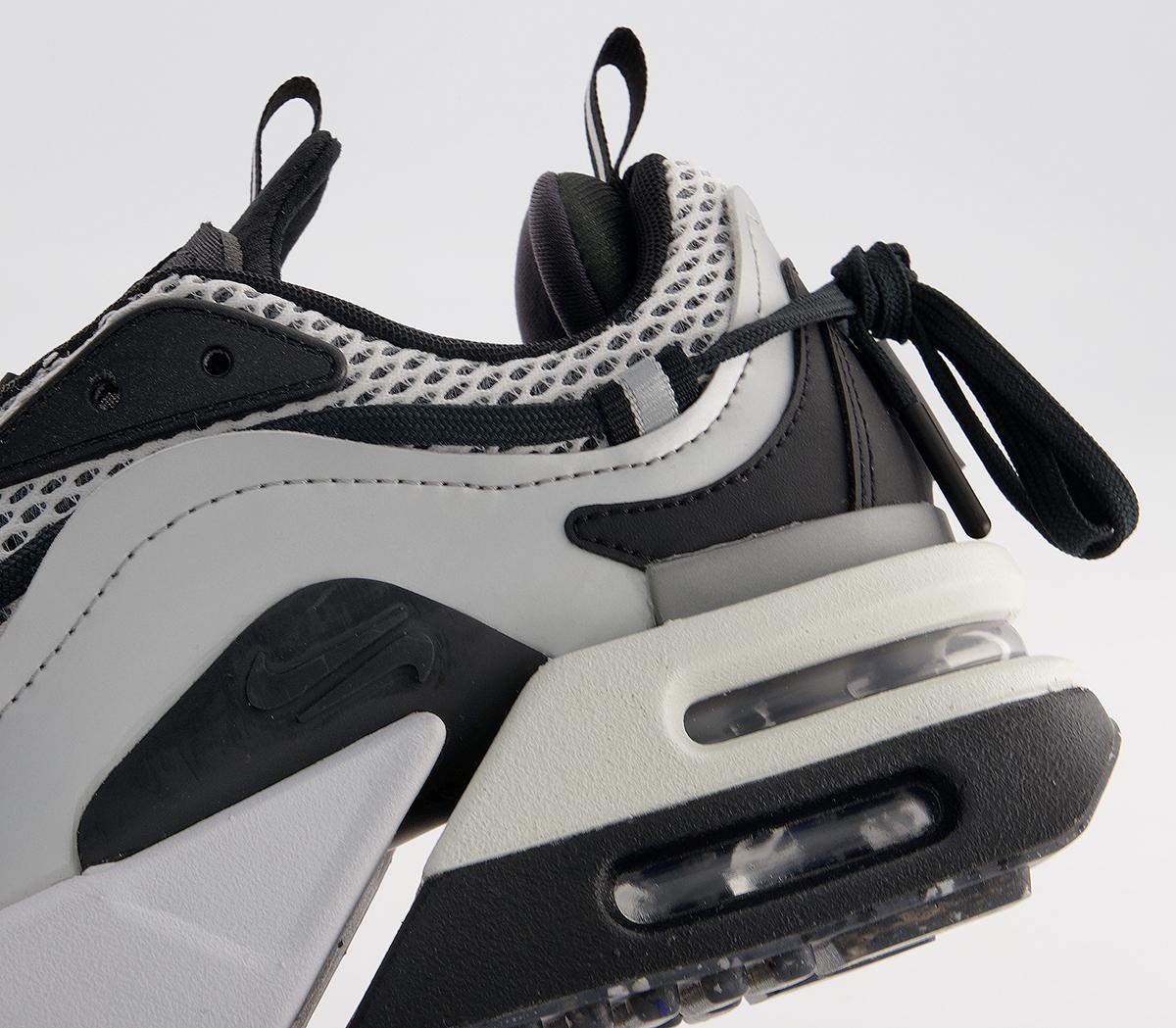 Nike Air Max Furyosa Trainers Nike Air Max Furyosa Trainers Metallic Silver Black White Sail