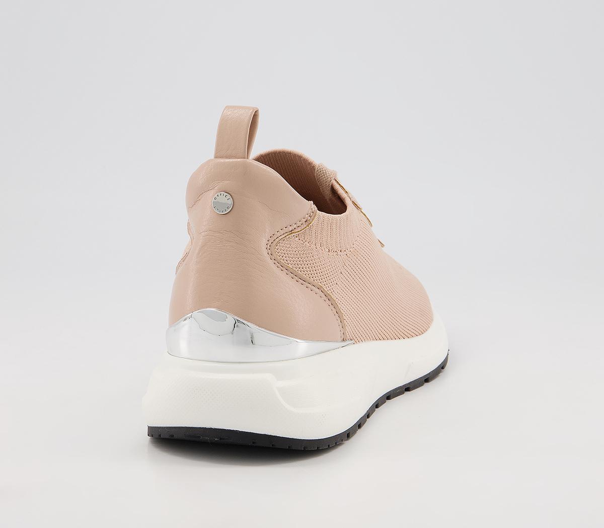 Office Forge Lace Up Runners Office Forge Lace Up Runners Nude Knit