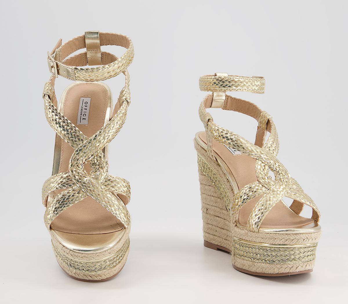 OFFICEHint Hint Glam EspadrillesGold