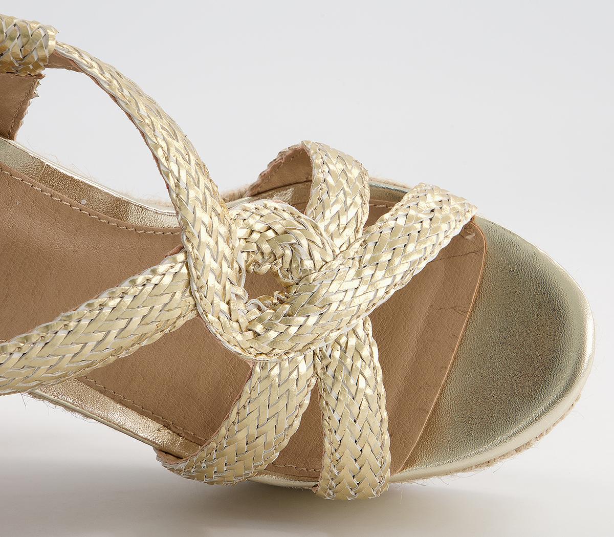 OFFICEHint Hint Glam EspadrillesGold