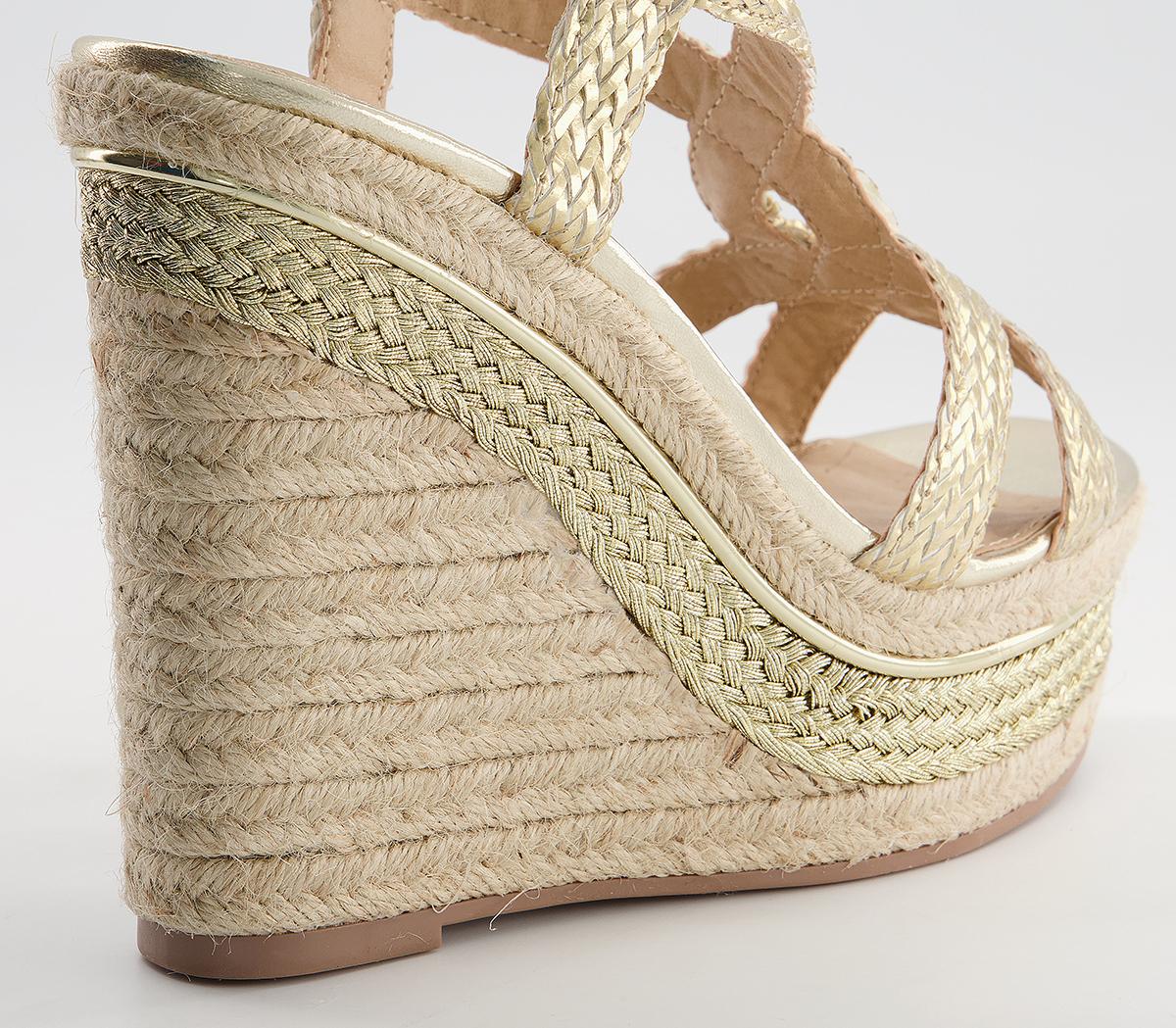 OFFICEHint Hint Glam EspadrillesGold
