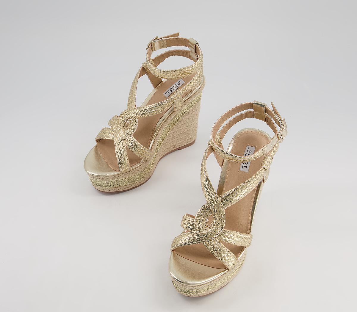 OFFICEHint Hint Glam EspadrillesGold