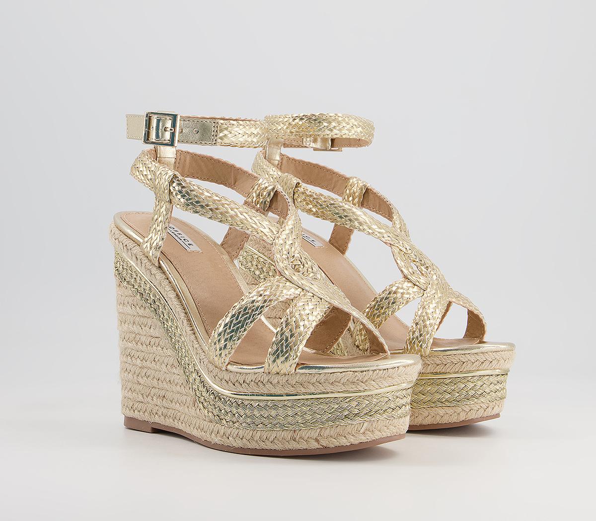 OFFICEHint Hint Glam EspadrillesGold