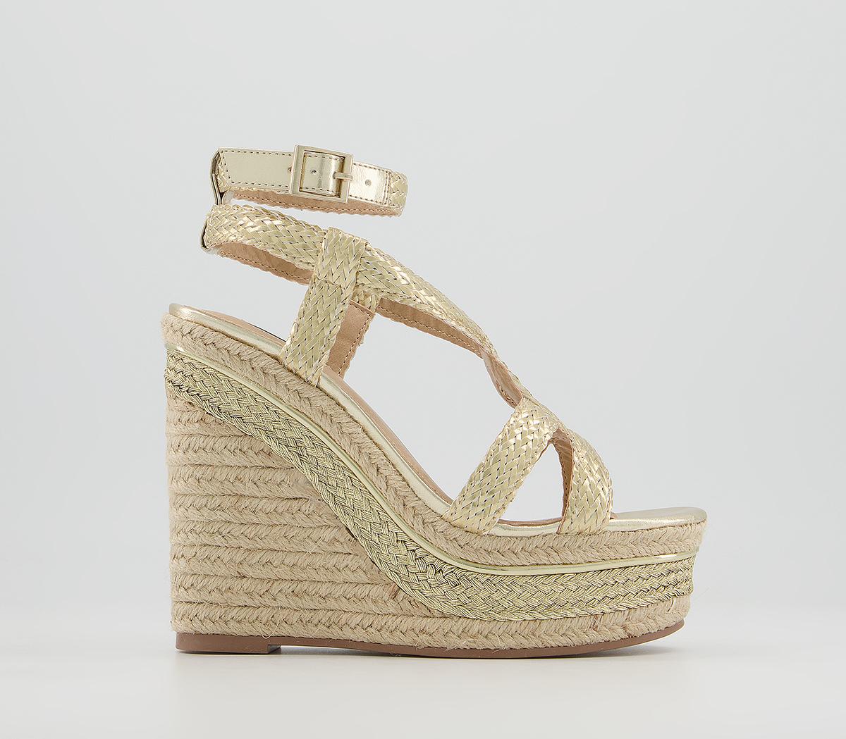 OFFICEHint Hint Glam EspadrillesGold
