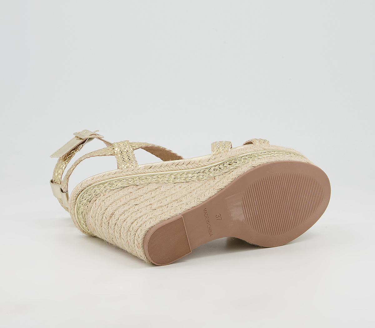 OFFICEHint Hint Glam EspadrillesGold