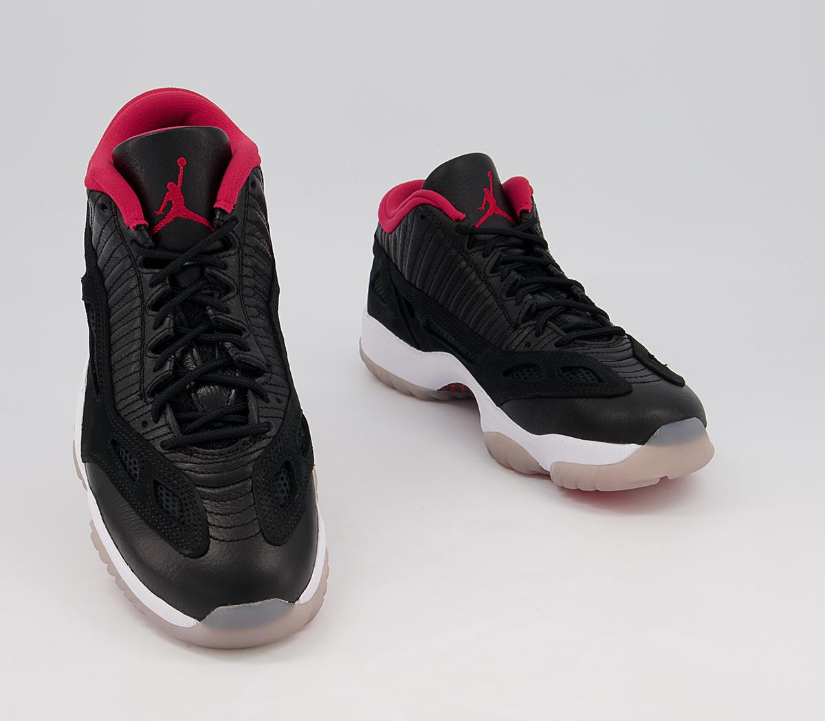Jordan Air Jordan 11 Retro Low Ie Trainers Jordan Air Jordan 11 Retro Low Ie Trainers Black True Red Multi Color Multi Color