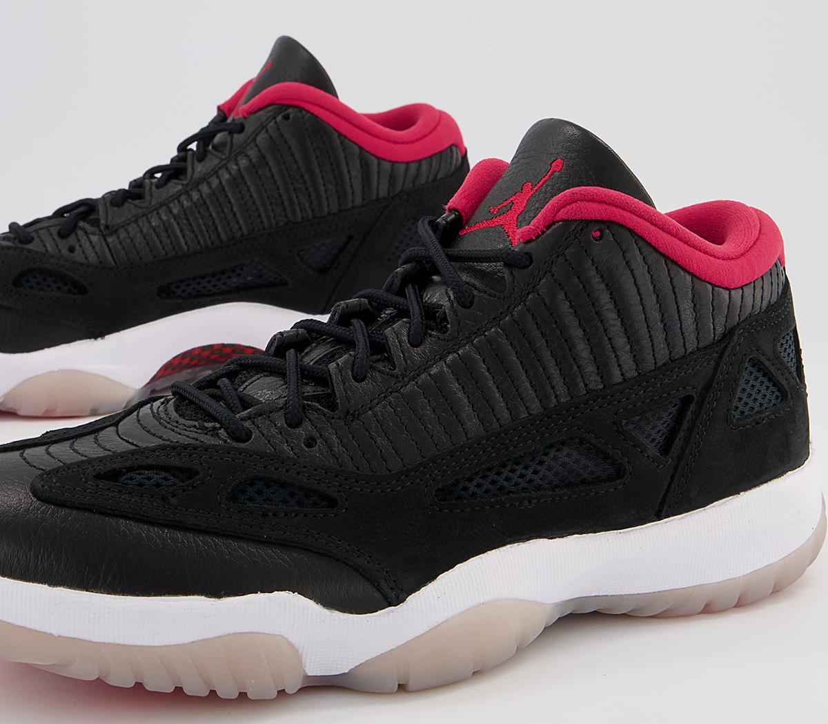 Jordan Air Jordan 11 Retro Low Ie Trainers Jordan Air Jordan 11 Retro Low Ie Trainers Black True Red Multi Color Multi Color
