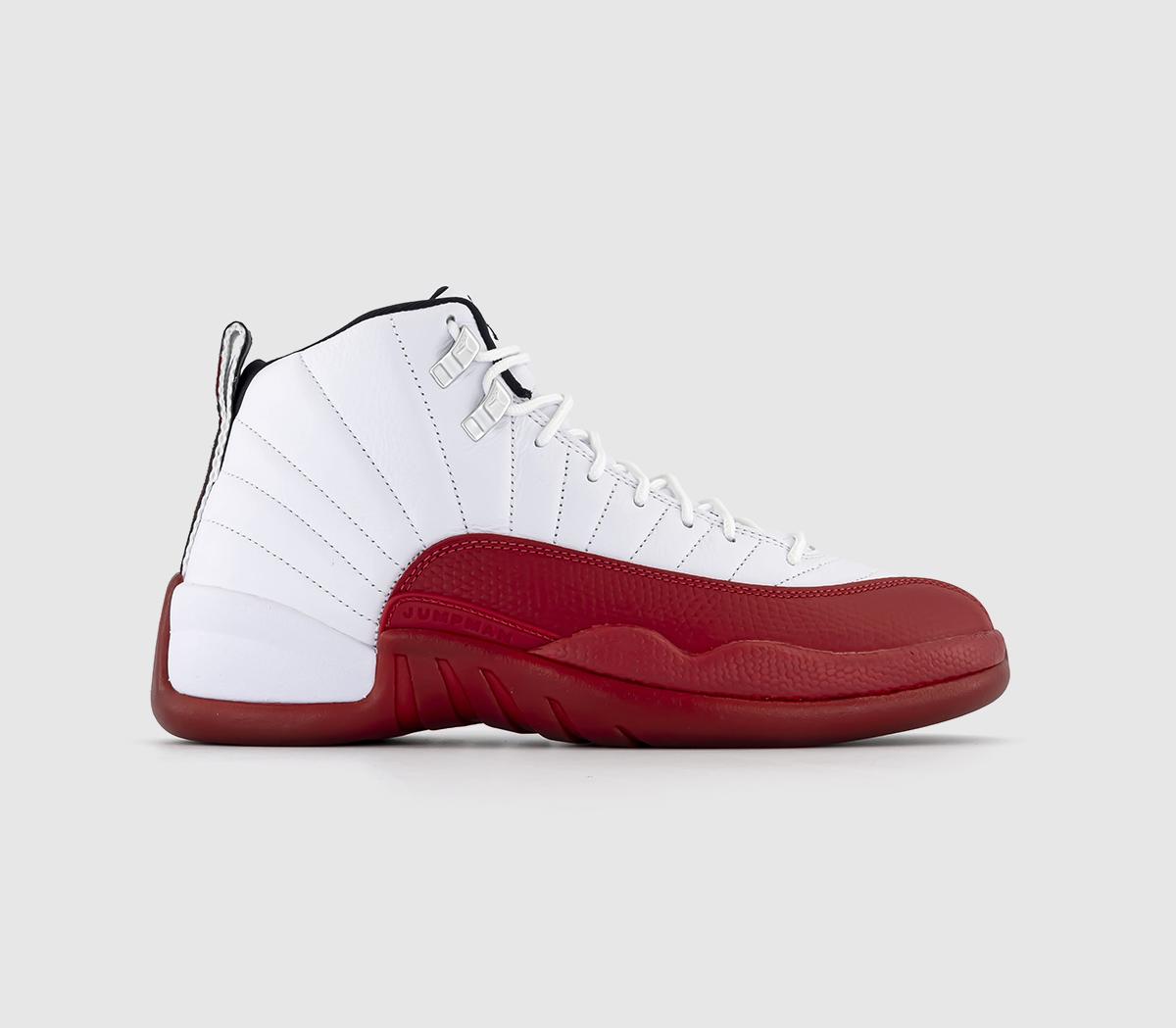 Red and white jordan on sale 12