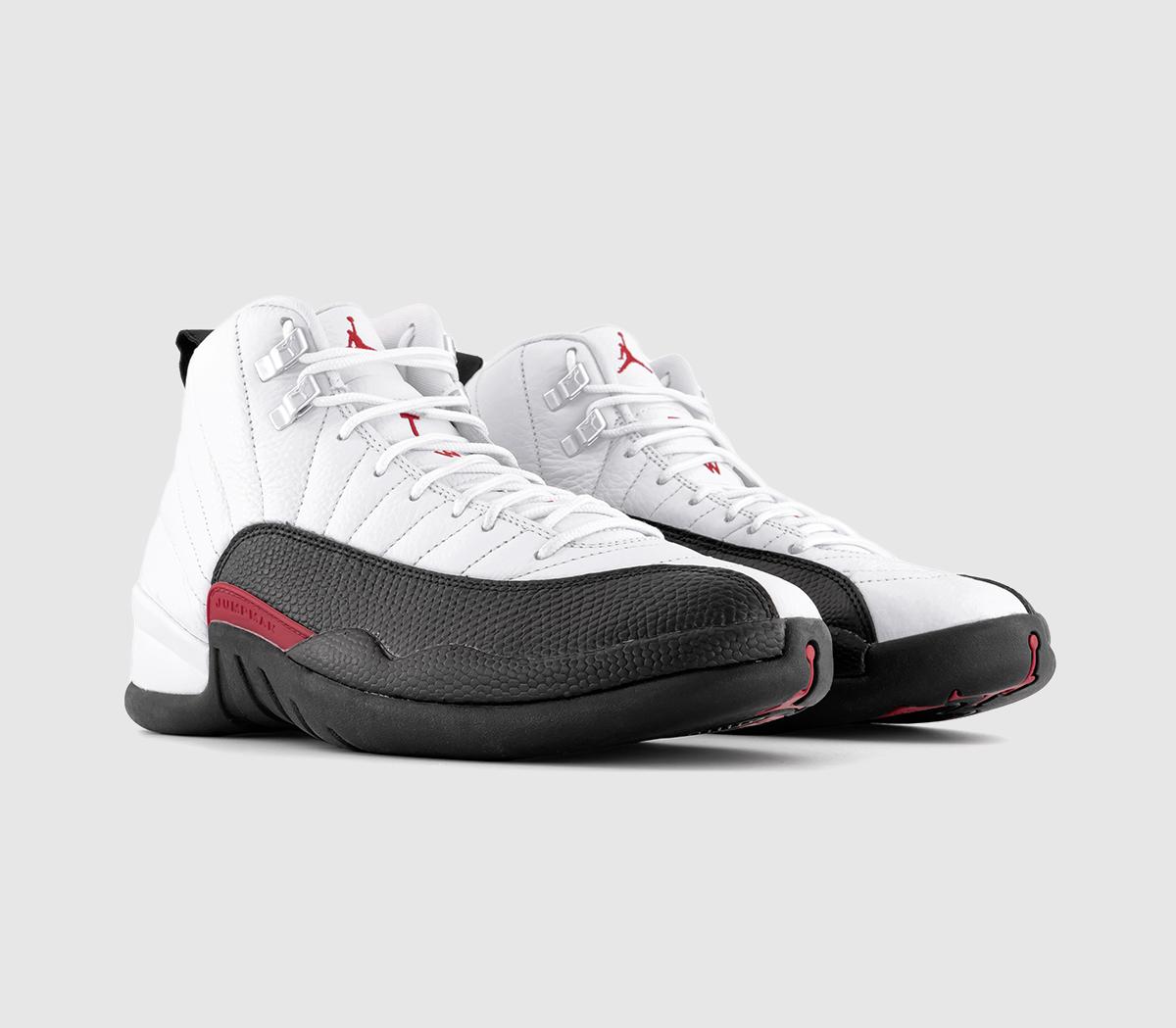JordanAir Jordan 12 Retro TrainersWhite Gym Red Black