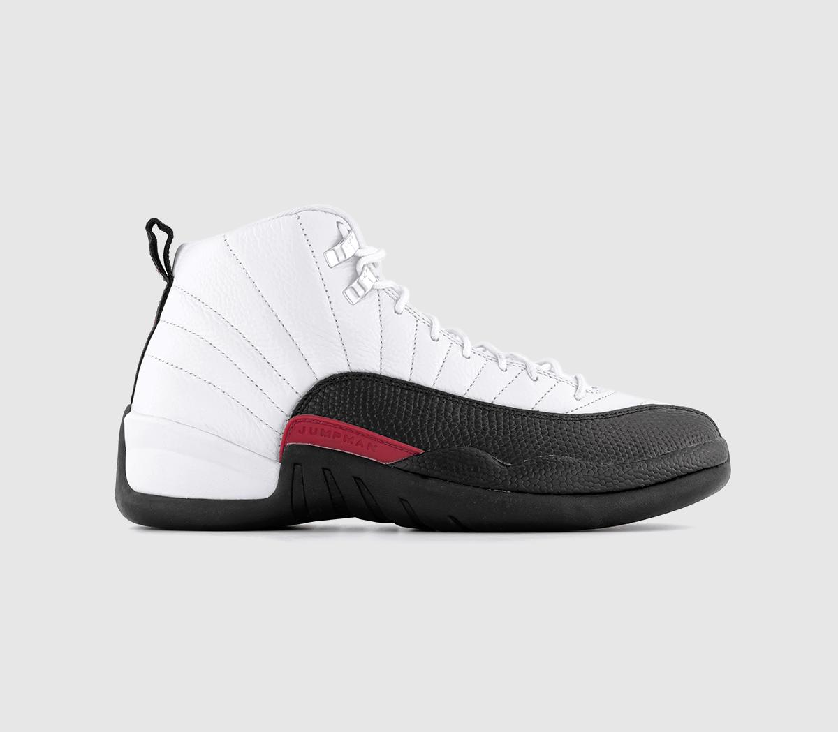 JordanAir Jordan 12 Retro TrainersWhite Gym Red Black