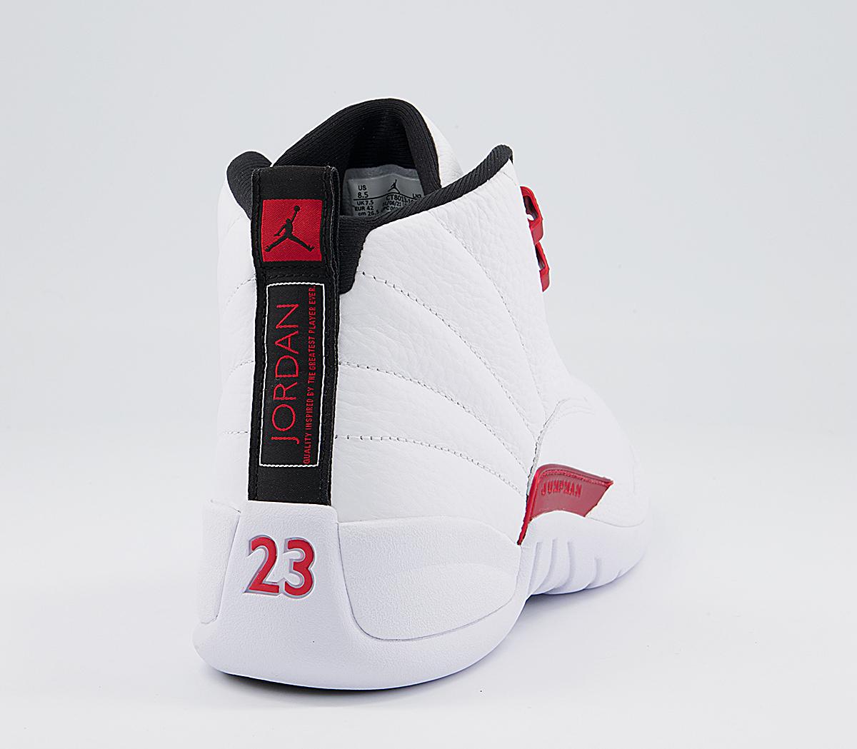 JordanAir Jordan 12 Retro TrainersWhite Black Multi