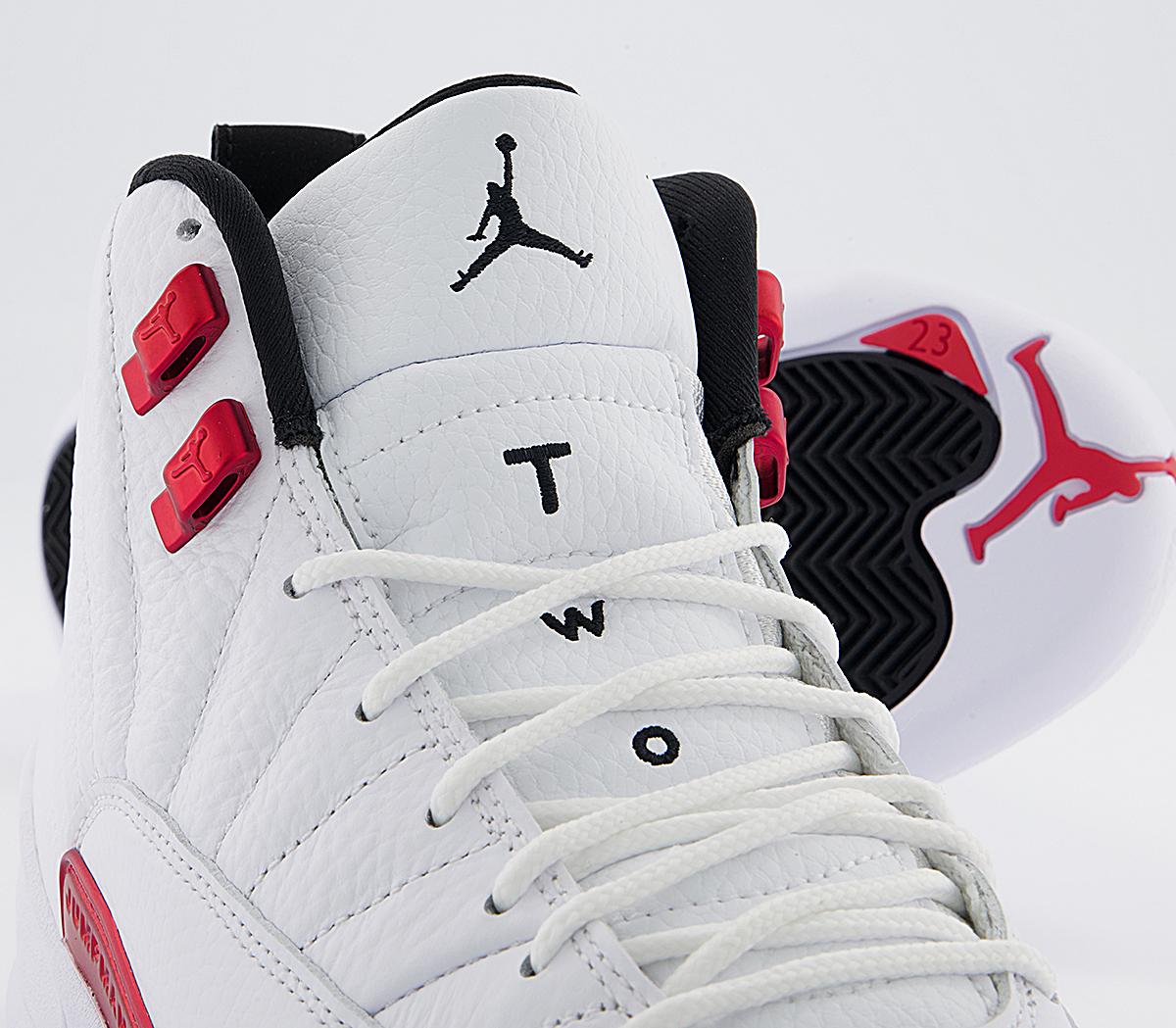 JordanAir Jordan 12 Retro TrainersWhite Black Multi