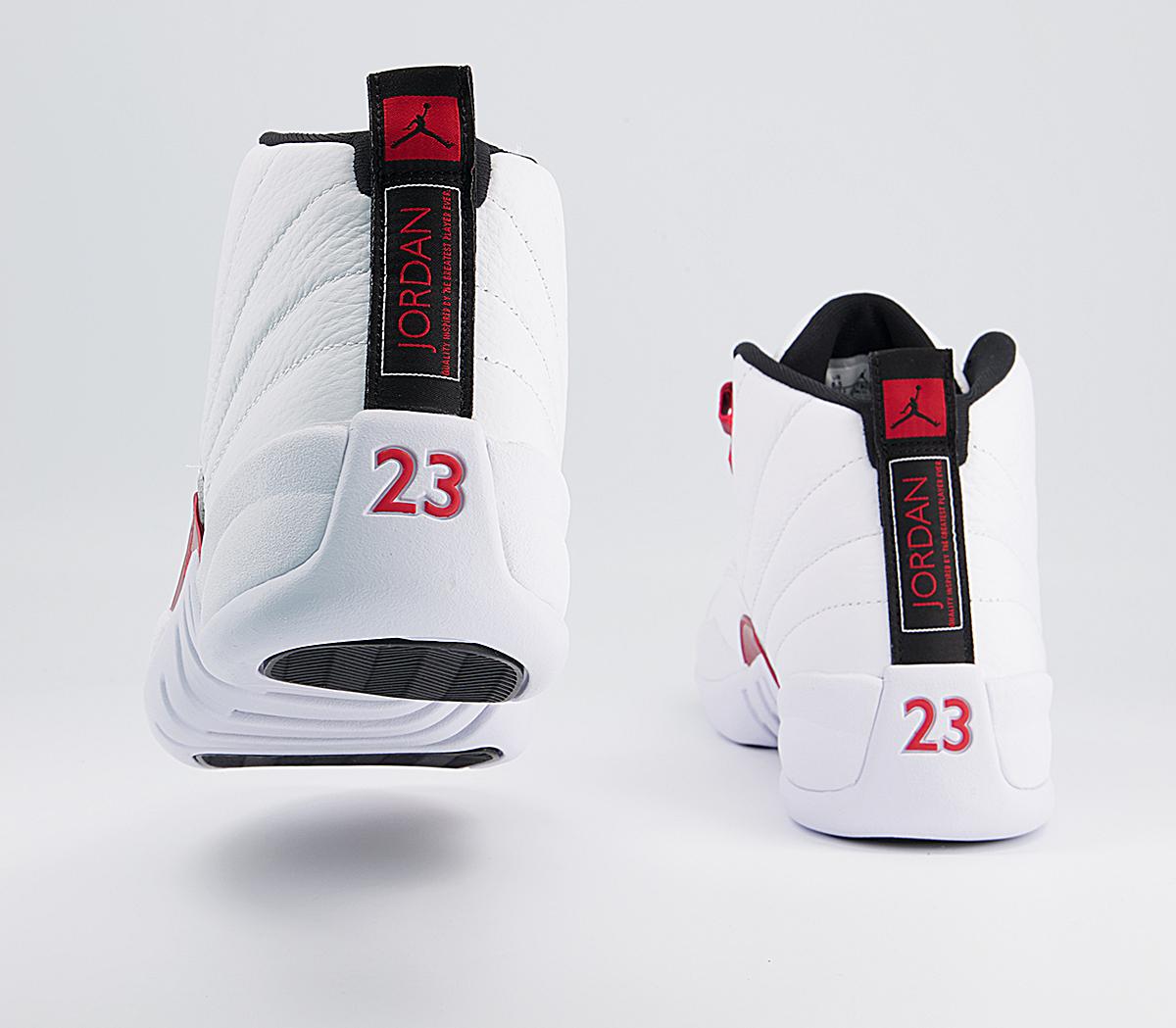 JordanAir Jordan 12 Retro TrainersWhite Black Multi
