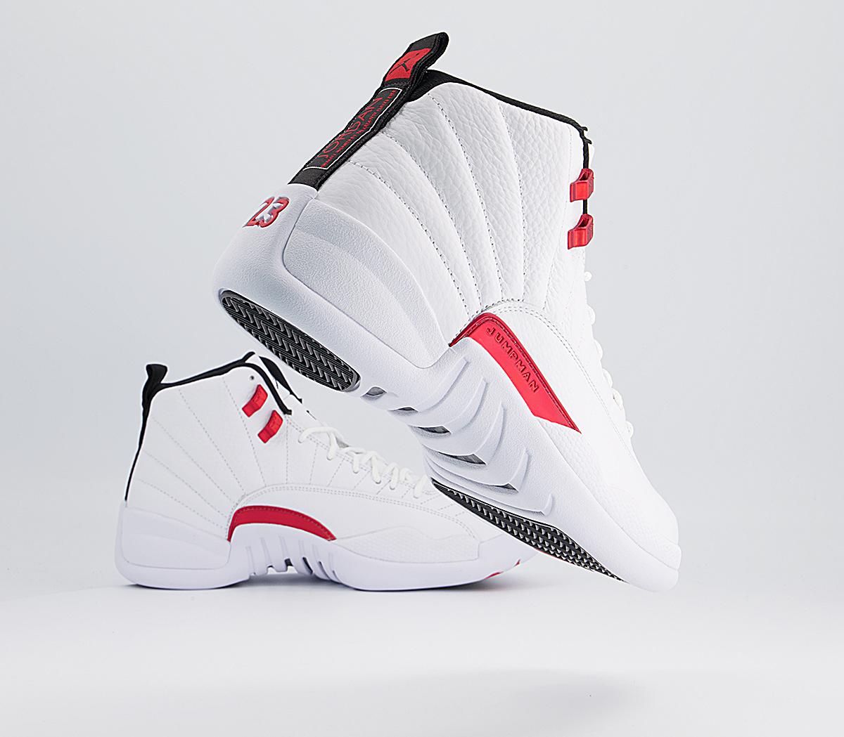 JordanAir Jordan 12 Retro TrainersWhite Black Multi