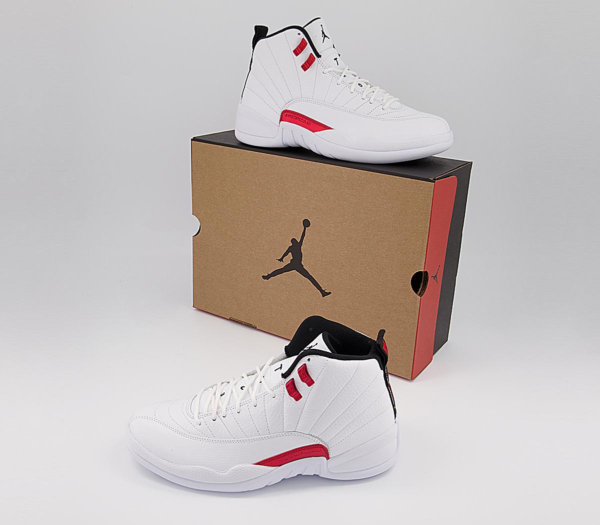 JordanAir Jordan 12 Retro TrainersWhite Black Multi