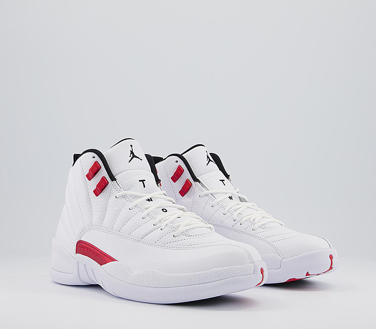 JordanAir Jordan 12 Retro TrainersWhite Black Multi