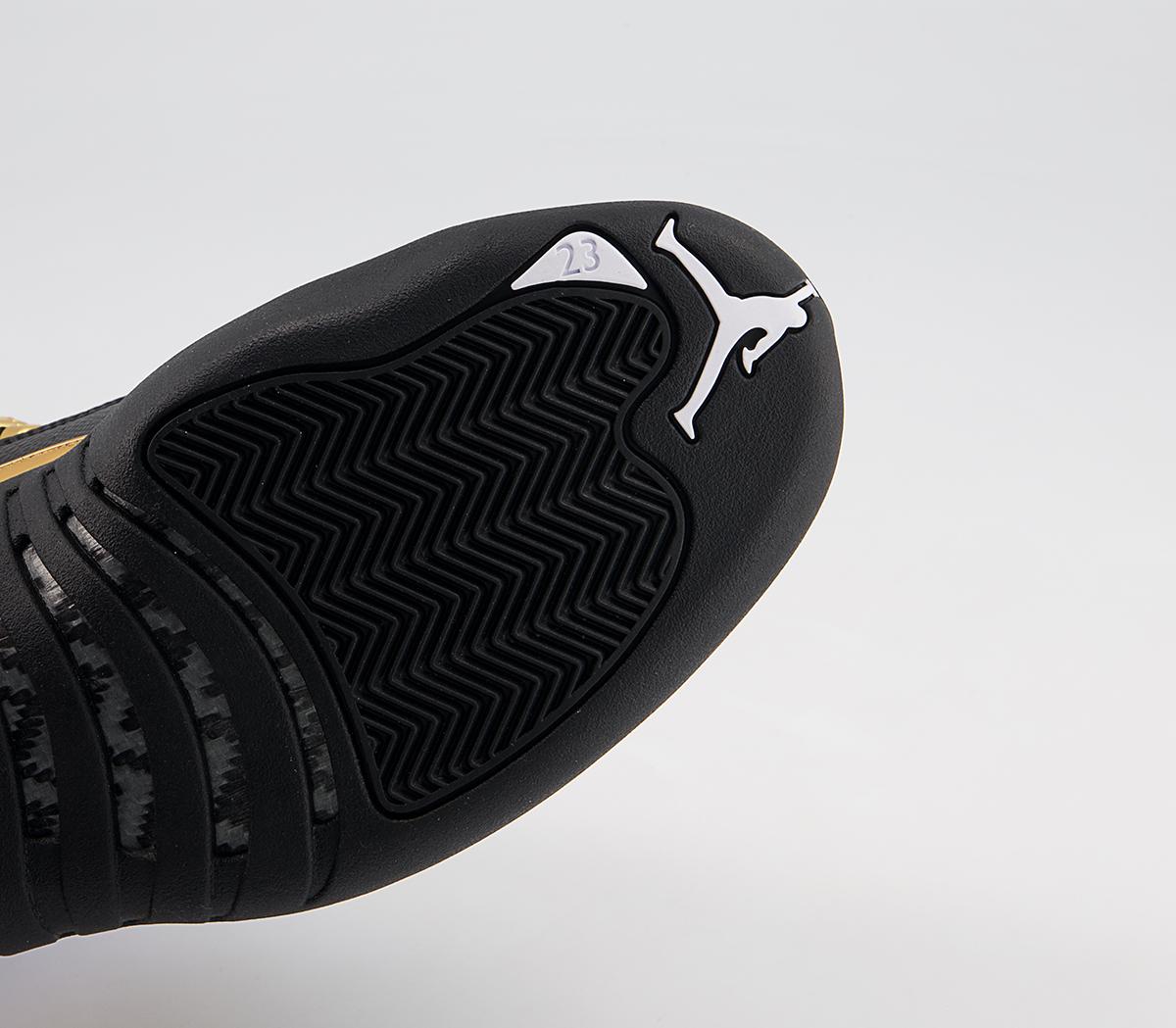 JordanAir Jordan 12 Retro TrainersWhite Metallic Gold Black