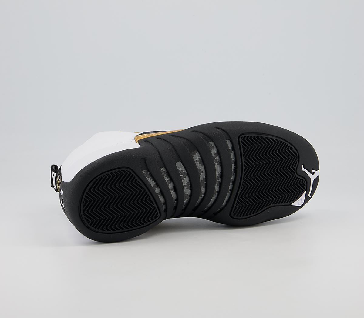 JordanAir Jordan 12 Retro TrainersWhite Metallic Gold Black