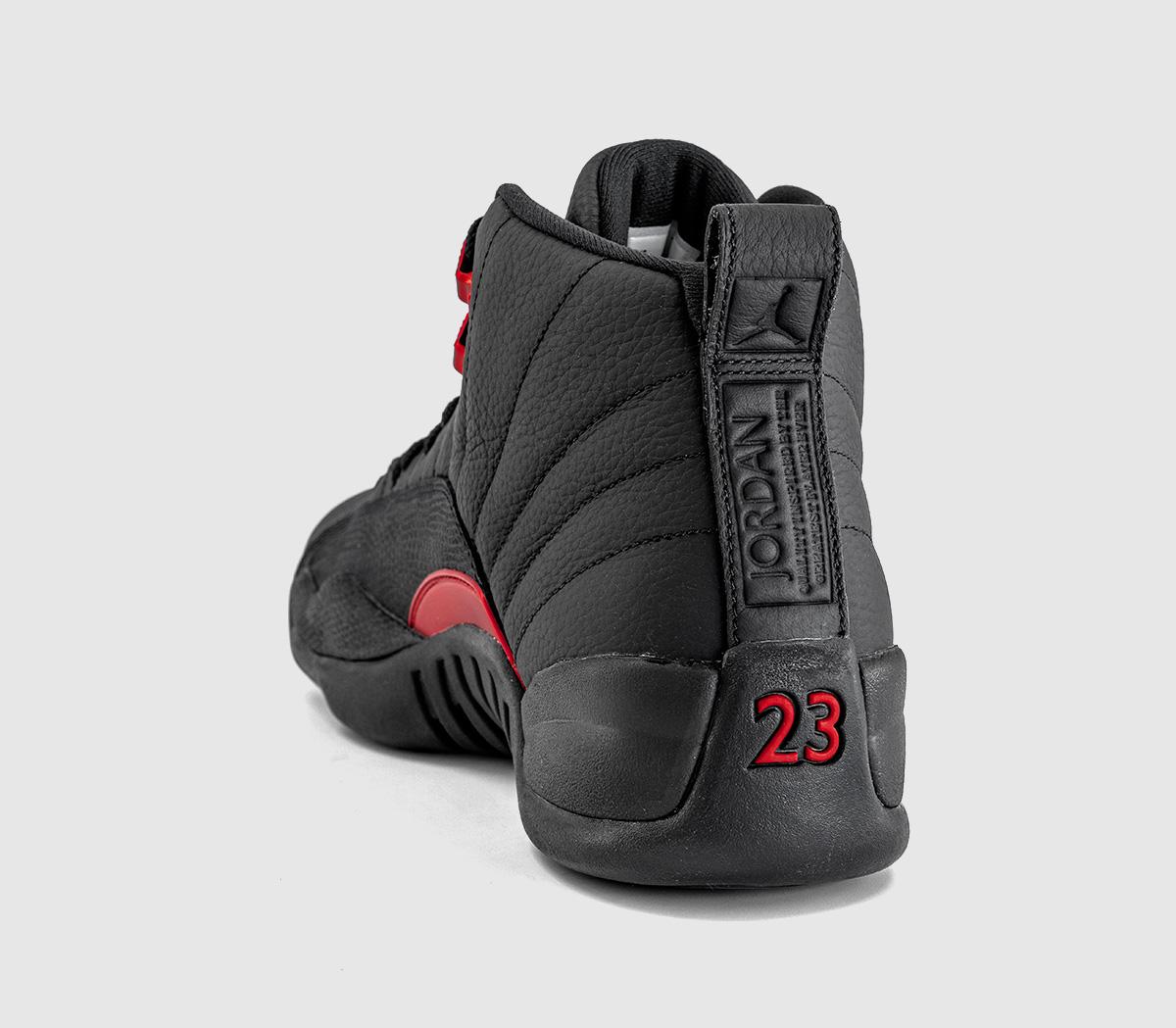 JordanAir Jordan 12 Retro TrainersBlack Varsity Red